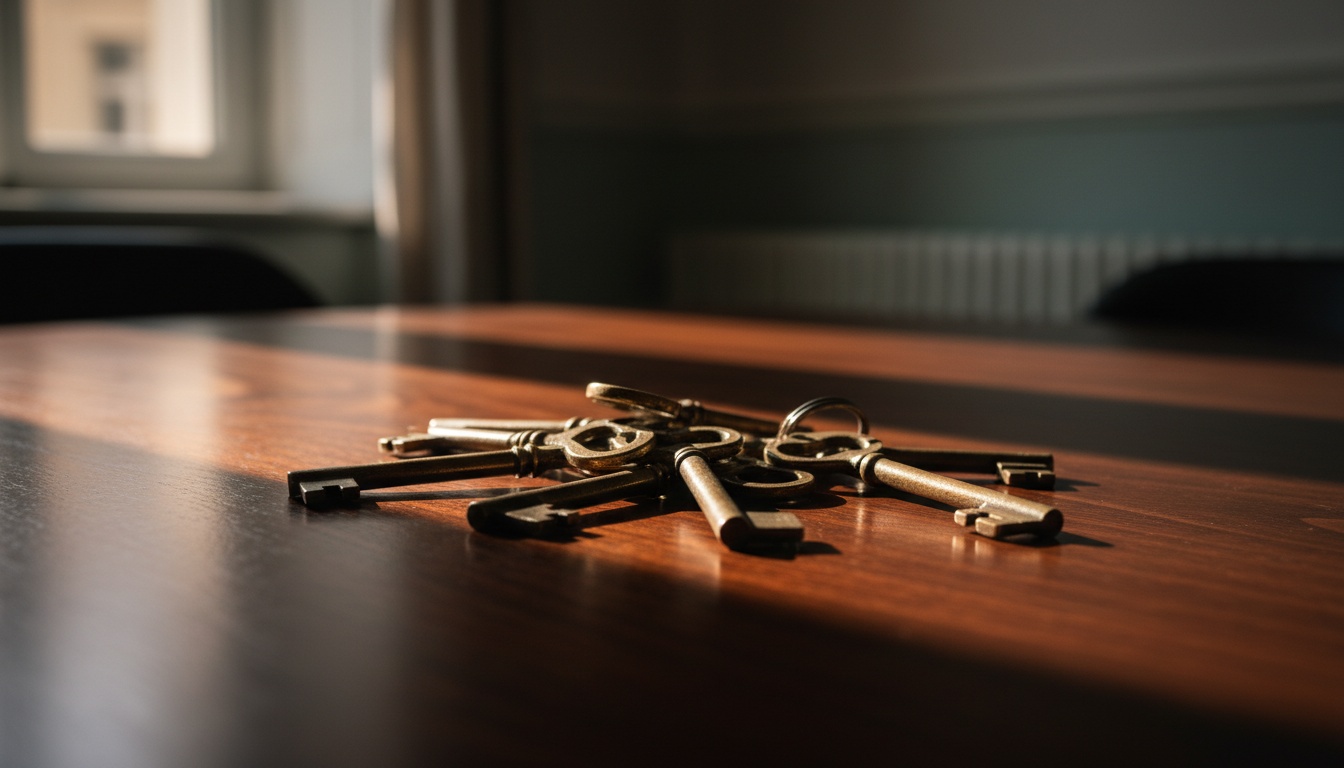 Agente d'état des lieux inspectant une pièce vide dans un appartement bordelais