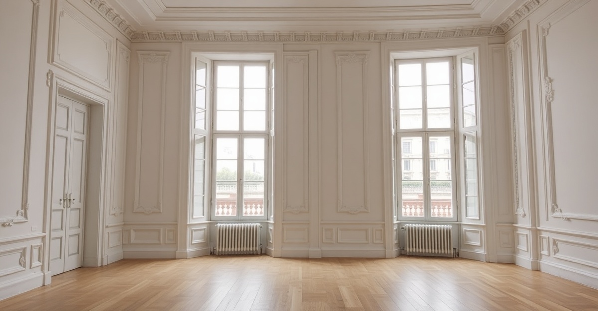 Couple visitant un appartement à Bordeaux, carnet de notes en main