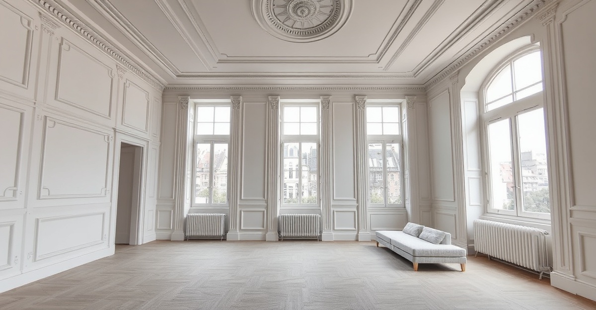 Comparaison entre une visite réelle d'appartement et un smartphone affichant une visite 360